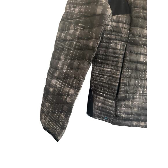 Eddie Bauer Jacket Womens Small Petite Gray Stormdown 800 Down Puffer Coat #5503 - Picture 5 of 12